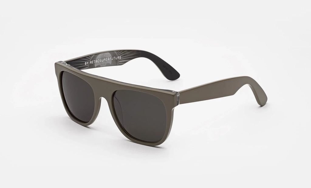 RetroSuperFuture Sunglasses Flat Top Maria Green Matte