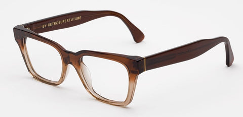 RetroSuperFuture Eyeglasses America SMALL 49 Faded Bordeaux&Crystal