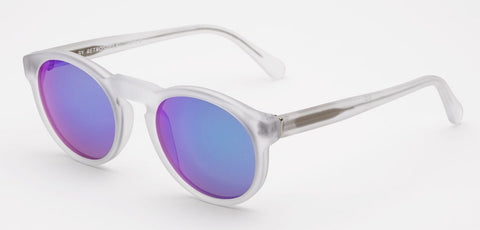RetroSuperFuture Sunglasses Riviera Crystal Flash Matte Polarised lenses